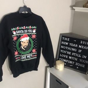 Drake Christmas sweatshirt